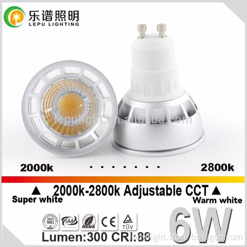 BLOOM CCT DIMMING GU10 6w Spotlight 2000k-2800k